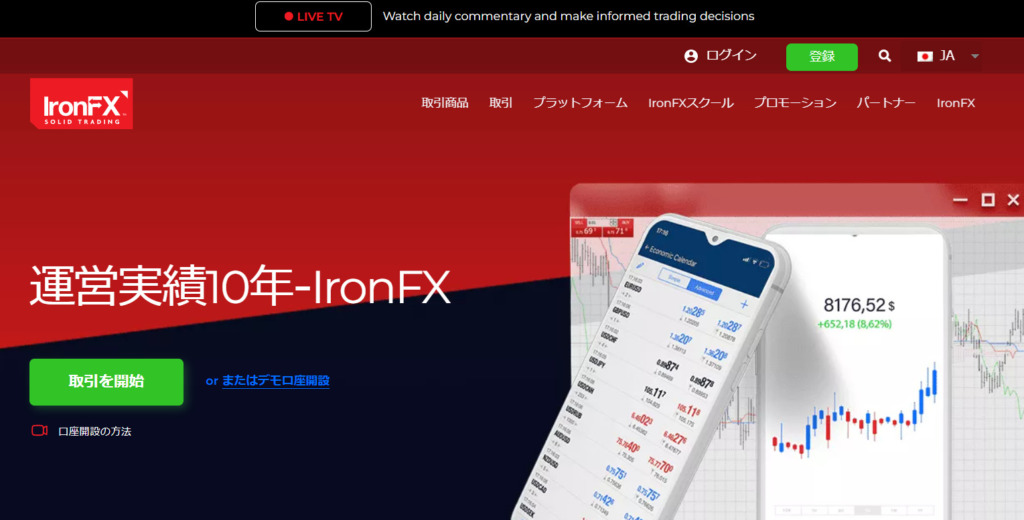 海外FX IronFX ボーナス
